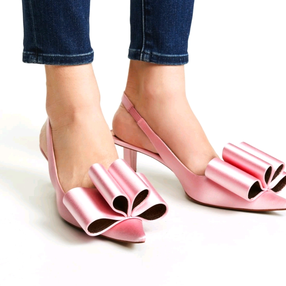 The Marc Jacobs bow slingback pumps